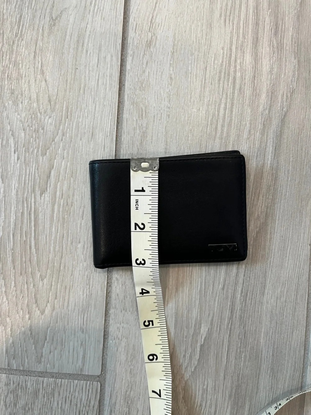 Tumi Black Leather Card Holder